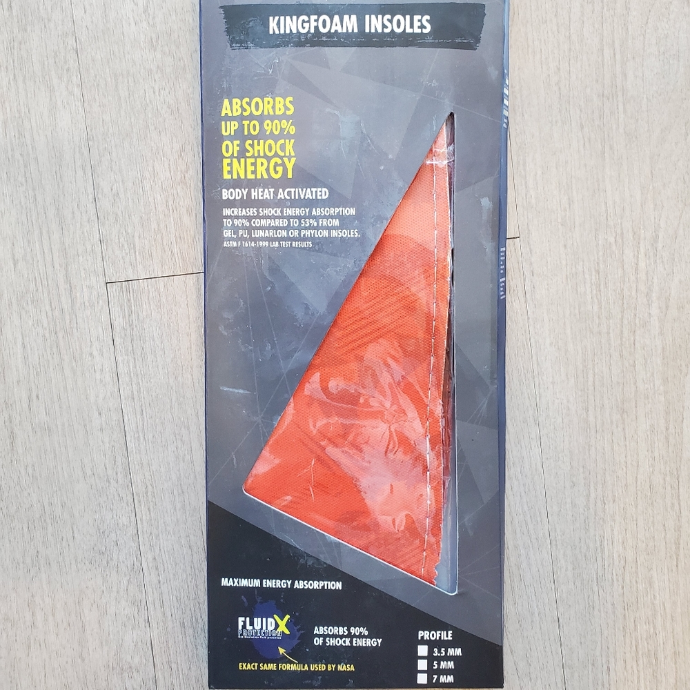 NWT Concrete Visionary kingfoam orthotics